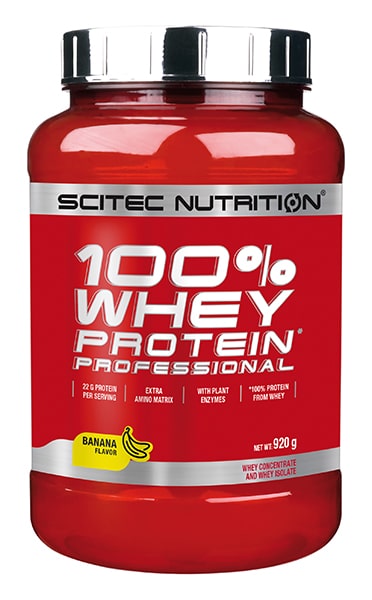 WHEY PROTEIN PROFESSIONAL ROSSE BANANA 920g - farmaster.it