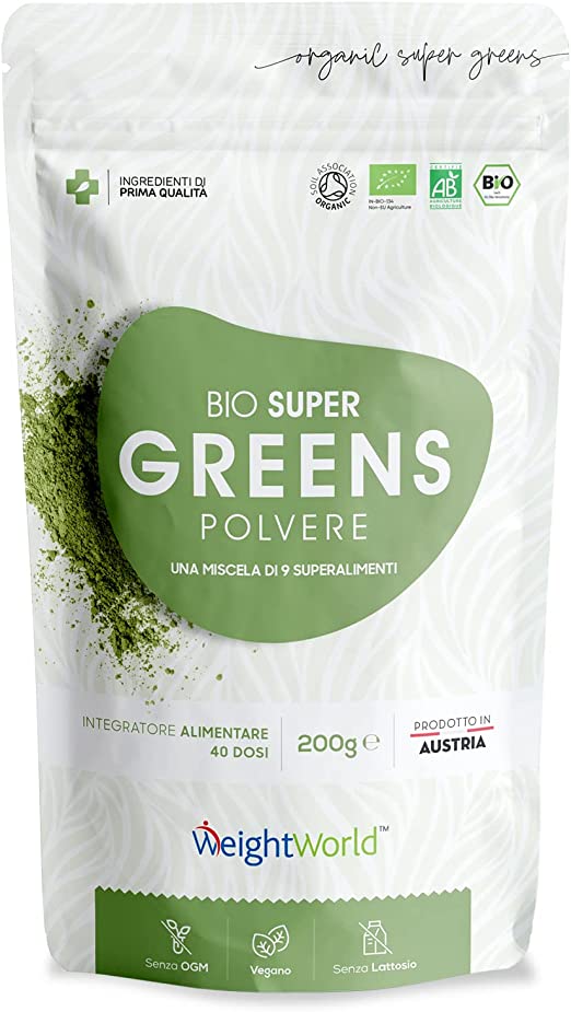 BIO SUPER GREENS POLVERE 200g - farmaster.it