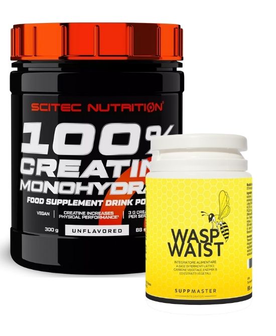 BOX WASP WAIST CPS + CREATINA 300 IN POLVERE con spese di spedizione gratuite - farmaster.it