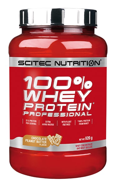 WHEY PROTEIN PROFESSIONAL ROSSE BURRO D'ARACHIDI 920g    - farmaster.it