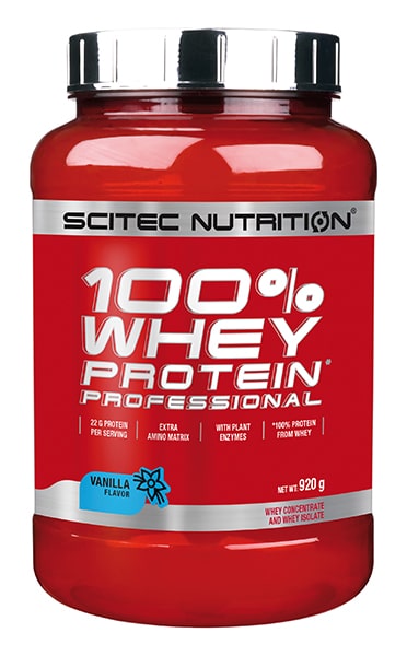 WHEY PROTEIN PROFESSIONAL ROSSE VANIGLIA 920g    - farmaster.it