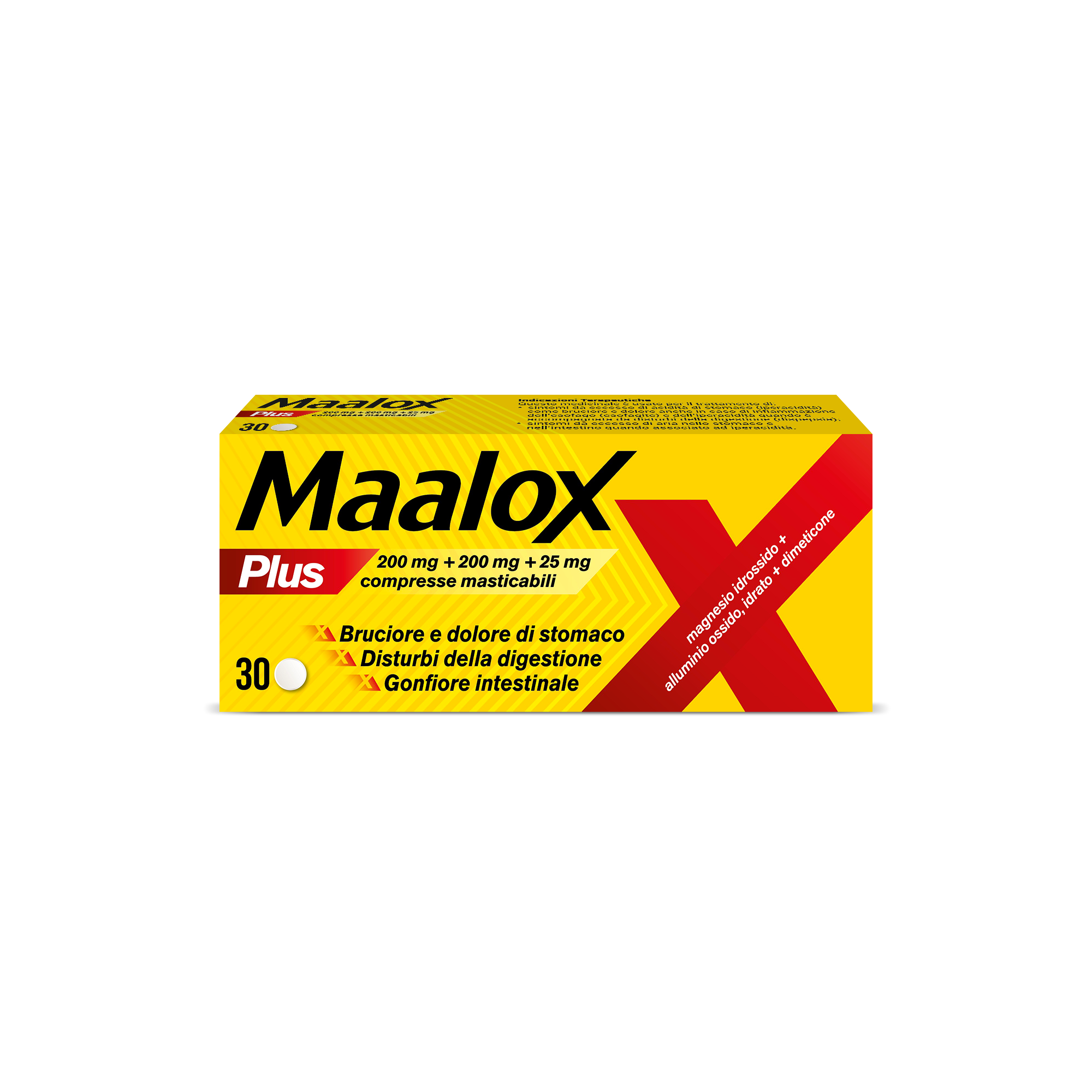 MAALOX PLUS*30CPR MAST - farmaster.it