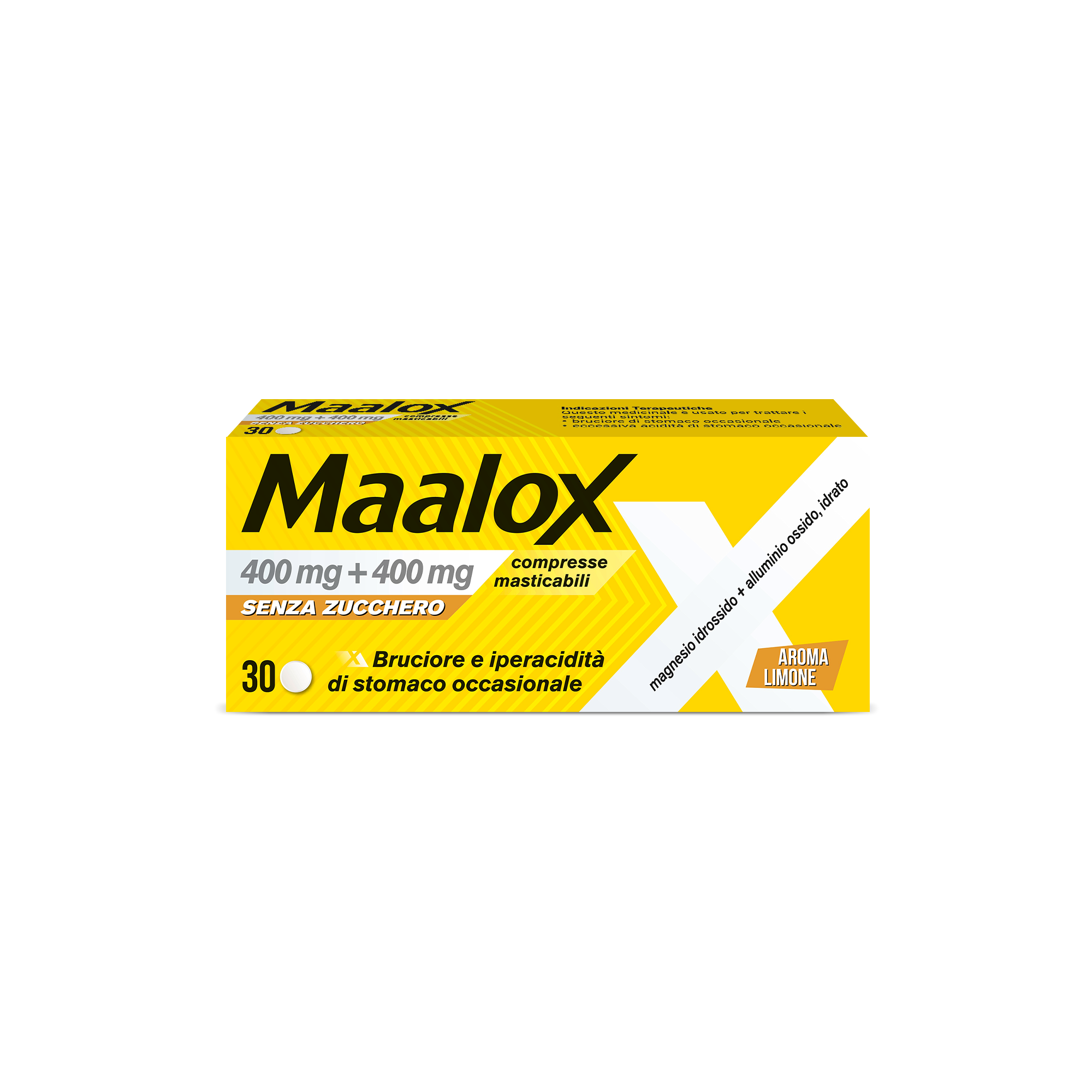 MAALOX*S/Z 30CPR LIMO400+400MG - farmaster.it