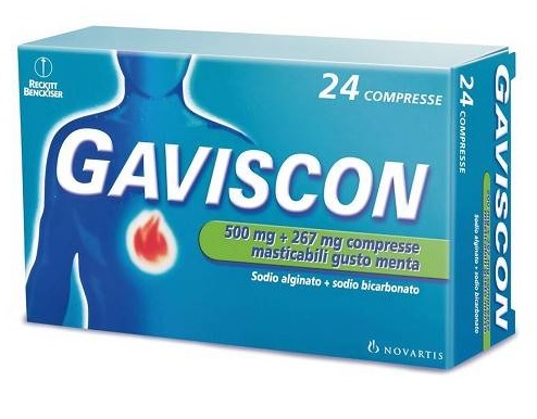 GAVISCON*24CPR MENTA 500+267MG - farmaster.it