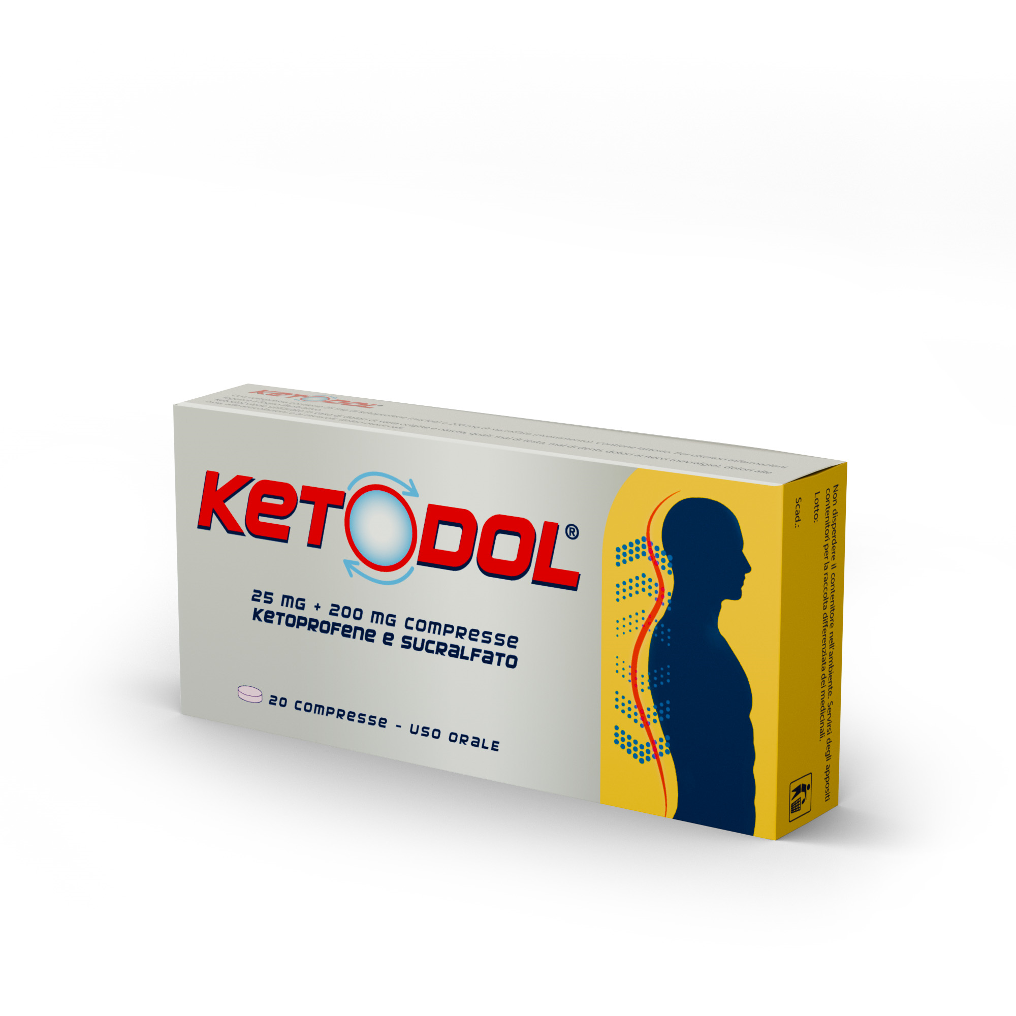 KETODOL*20CPR 25MG+200MG - farmaster.it