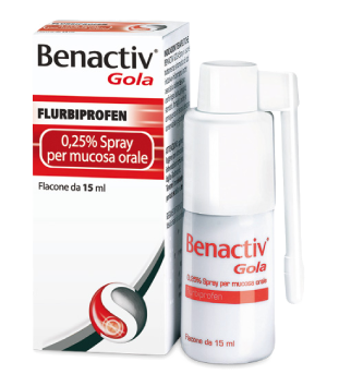 BENACTIV GOLA*SPRAY 15ML 0,25% - farmaster.it