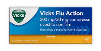 VICKS FLU ACTION*12CPR200+30MG - farmaster.it