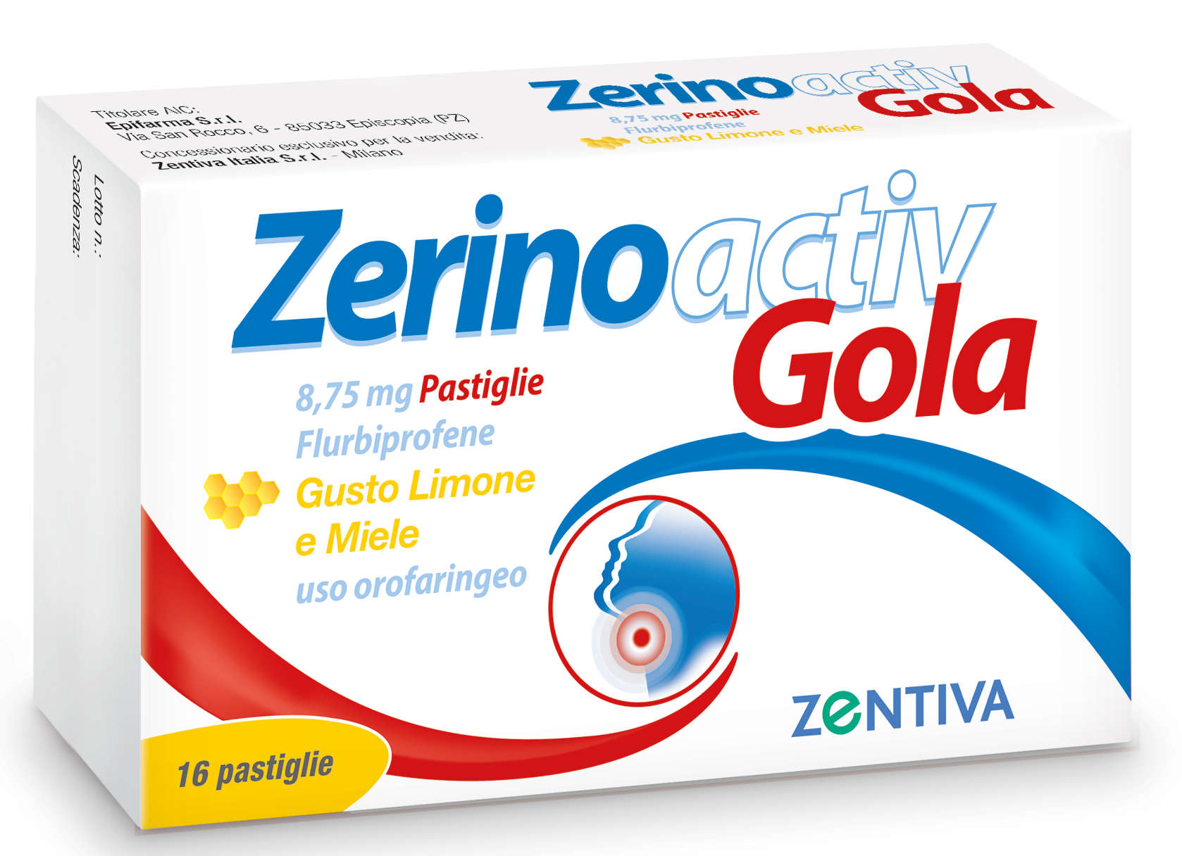 ZERINOACTIV GOLA*16PASTL LIM M - farmaster.it