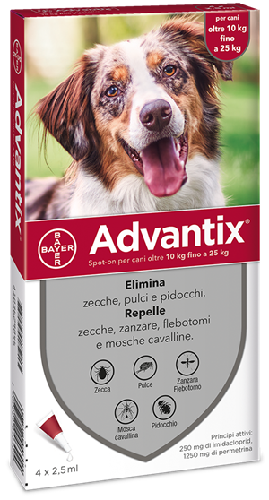 ADVANTIX SPOT ON*4PIP 10-25KG - farmaster.it