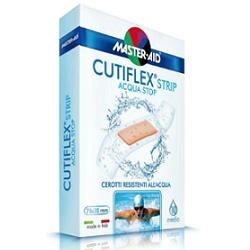 CEROTTO MASTER-AID CUTIFLEXMED STRIP TRASPARENTE IMPERMEABILE SUPPORTO IN POLIURETANO MEDIO 10 PEZZI - farmaster.it