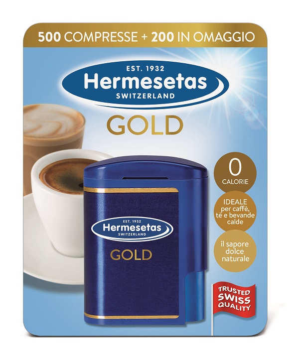 HERMESETAS GOLD 500+200 COMPRESSE 35 G - farmaster.it