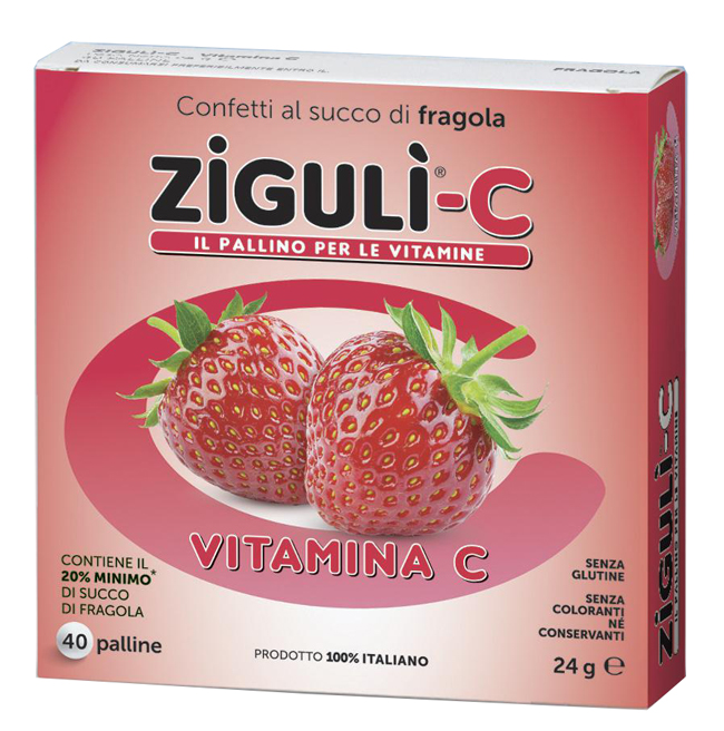 ZIGULI C FRAGOLA 40 CONFETTI 24 G - farmaster.it