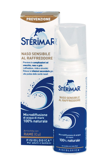 STERIMAR NASO SENSIBILE AL RAFFREDDORE ACQUA DI MARE SPRAY 100 ML - farmaster.it