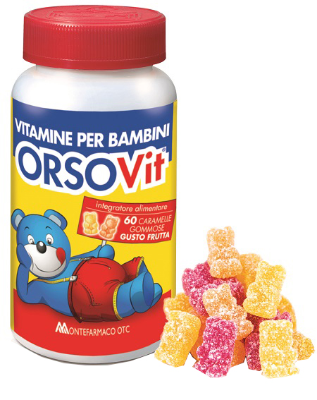 ORSOVIT CARAMELLE GOMMOSE VITAMINA BB SENZA GLUTINE 60 PEZZI - farmaster.it
