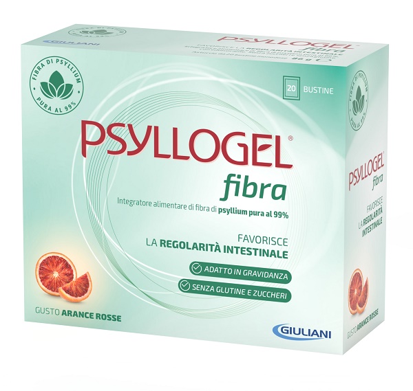 PSYLLOGEL FIBRA ARANCE ROSSE 20 BUSTINE - farmaster.it