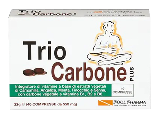 TRIOCARBONE PLUS 40 COMPRESSE - farmaster.it