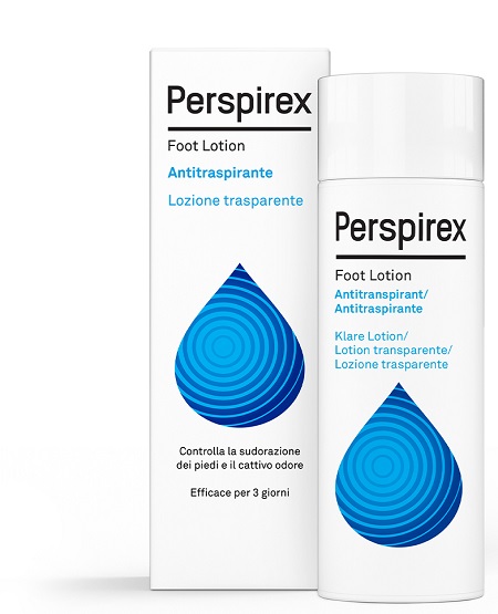 PERSPIREX FOOT LOTION ANTITRASPIRANTE LOZIONE TRASPARENTE SUDORAZIONE E CATTIVO ODORE PIEDI 100 ML - farmaster.it