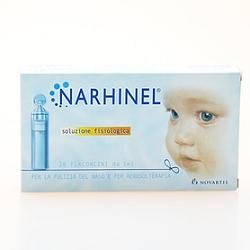 SOLUZIONE FISIOLOGICA PER ASPIRATORE NASALE NARHINEL 20 FIALE DA 5ML - farmaster.it