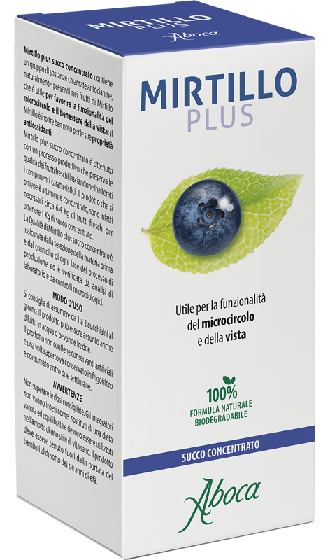 MIRTILLO PLUS SUCCO CONCENTRATO 100 ML - farmaster.it