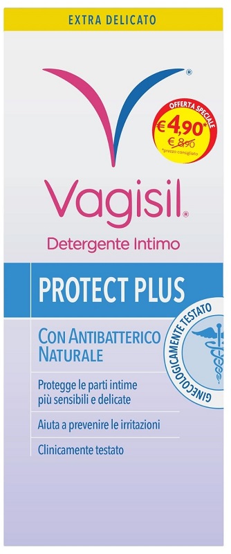 VAGISIL DETERGENTE INTIMO PROTECT PLUS 250 ML - farmaster.it