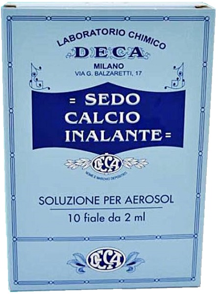SEDO CALCIO INALANTE SOLUZIONE AEROSOL 10 FIALE 2 ML - farmaster.it