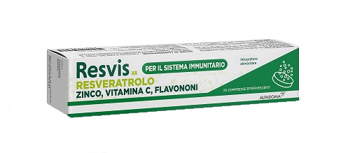 RESVIS XR ALFASIGMA 20 COMPRESSE EFFERVESCENTI DA 4 G - farmaster.it