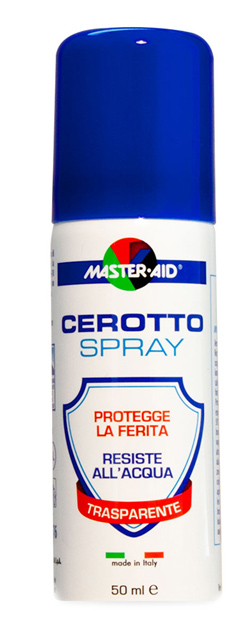 CEROTTO SPRAY MASTER-AID FLACONE 50ML CIRCA 80 APPLICAZIONI - farmaster.it
