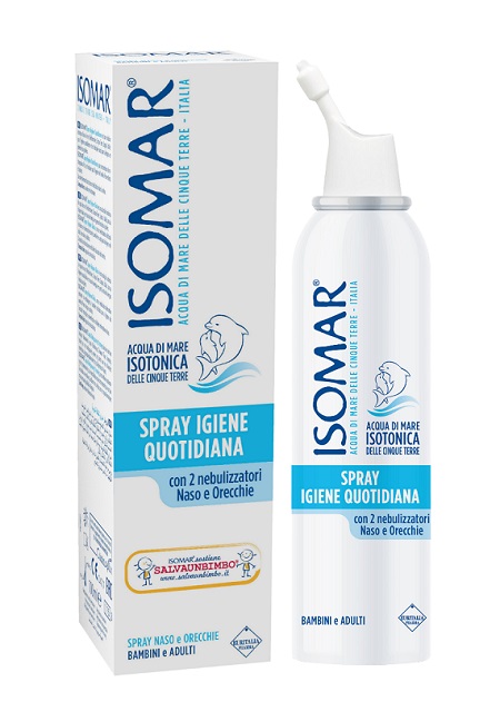 SOLUZIONE ACQUA DI MARE ISOMAR SPRAY IGIENE QUOTIDIANA 100 ML - farmaster.it
