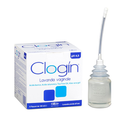CLOGIN LAVANDA VAGINALE 5 FLACONI DA 100 ML + 5 CANNULE VAGINALI MONOUSO - farmaster.it