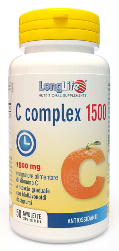 LONGLIFE C COMPLEX 1500 T/R 50 TAVOLETTE - farmaster.it