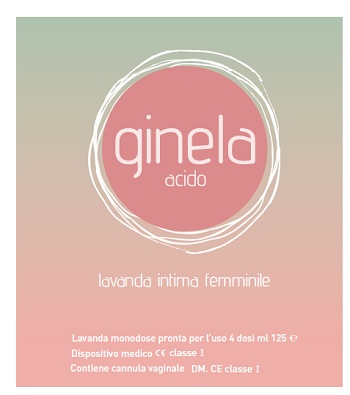 LAVANDA INTIMA FEMMINILE GINELA ACIDO 4 DOSI X 125 ML + CANNULA VAGINALE - farmaster.it