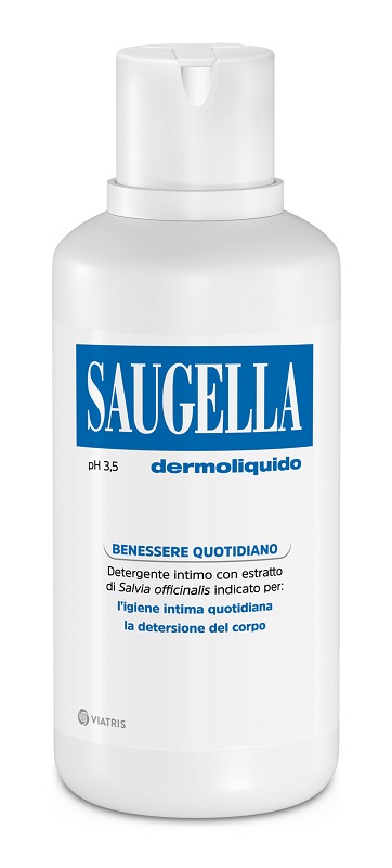 SAUGELLA DERMOLIQUIDO PH 3,5 DETERGENTE INTIMO BENESSERE QUOTIDIANO 500 ML - farmaster.it