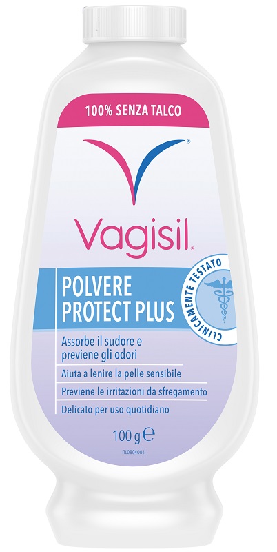 VAGISIL POLVERE PROTECT PLUS IGIENE FEMMINILE 100 G - farmaster.it