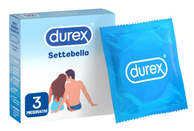 PROFILATTICO DUREX SETTEBELLO CLASSICO 3 PEZZI - farmaster.it