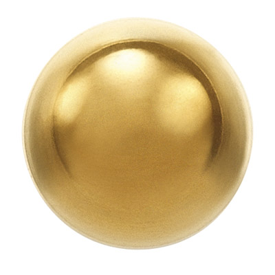 SYSTEM75 PALLINA 3MM ACCIAIO PLACC ORO - farmaster.it