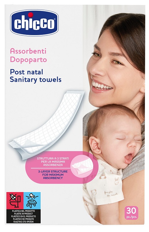 CHICCO ASSORBENTI PROTECTION POSTPARTO 30 PEZZI - farmaster.it