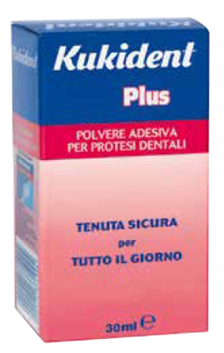 KUKIDENT PLUS POLVERE ADESIVA PER PROTESI DENTARIE 30 G - farmaster.it
