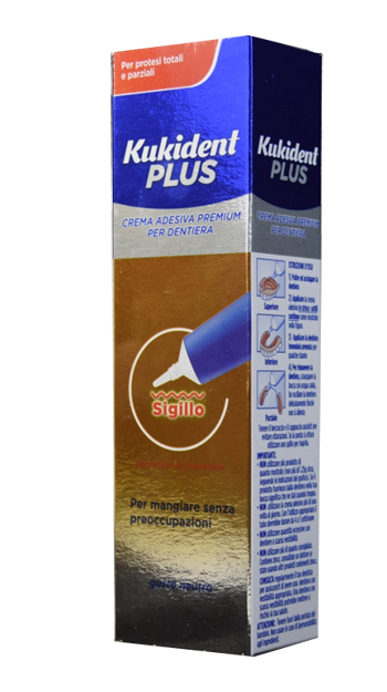 KUKIDENT SIGILLO CREMA ADESIVA PER PROTESI DENTARIE 40 G - farmaster.it