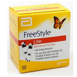 STRISCE MISURAZIONE GLICEMIA FREESTYLE LITE 50 PEZZI - farmaster.it
