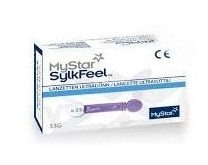 LANCETTE PUNGIDITO MYSTAR SYLKFEEL LANCETS 33 GAUGE 25 PEZZI - farmaster.it