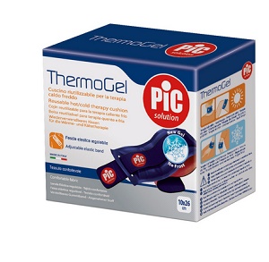 THERMOGEL CUSCINO TERAPIA CALDO FREDDO 10X26 CM CON FASCIA ELASTICA - farmaster.it