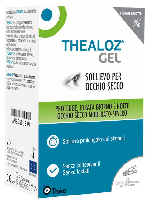 THEALOZ GEL OFTALMICO 30 CONTENITORI MONODOSE 0,4 G - farmaster.it