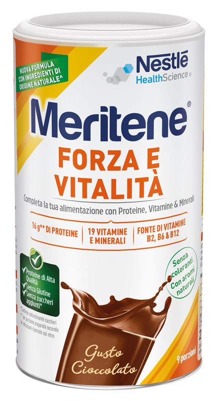 MERITENE FORZA E VITALITA' CIOCCOLATO 270 G - farmaster.it