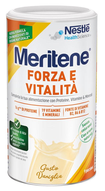 MERITENE FORZA E VITALITA' VANIGLIA 270 G - farmaster.it