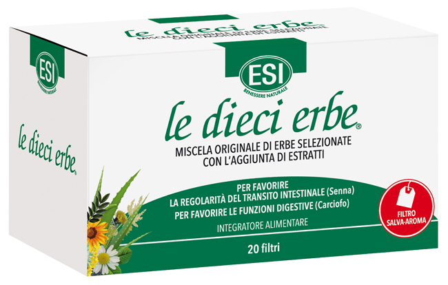 ESI LE DIECI ERBE TISANA 20 FILTRI - farmaster.it