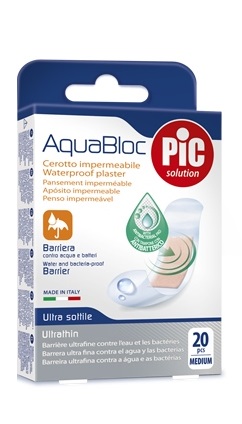CEROTTO PIC AQUABLOC 19X72MM ANTIBATTERICO 20 PEZZI - farmaster.it