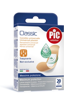 CEROTTO PIC CLASSIC 19X72 MM ANTIBATTERICO 20 PEZZI - farmaster.it
