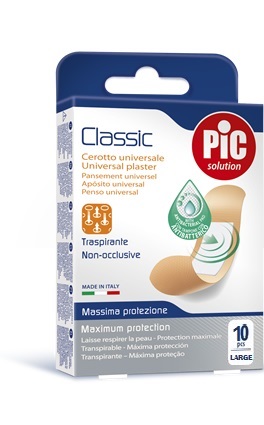 CEROTTO PIC CLASSIC 25X72 MM 10 ANTIBATTERICO 10 PEZZI - farmaster.it