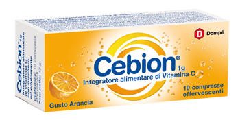 CEBION EFFERVESCENTI VITAMINA C ARANCIA 10 COMPRESSE - farmaster.it