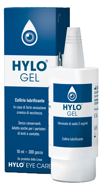 HYLO-GEL COLLIRIO LUBRIFICANTE ACIDO IALURONICO 0,2% 10 ML - farmaster.it